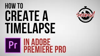 How to Create a Timelapse in Premiere Pro (using photos)
