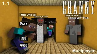 GRANNY CHAPTER 2 MULTIPLAYER MINECRAFT GAMEPLAY