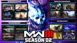 The MW3 SEASON 2 ROAD MAP! Zombies Updates, New Maps, Operators & More