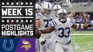 Colts vs. Vikings | NFL Week 15 Game Highlights