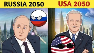 Russia 2050 vs United States 2050 Economy Comparison | Russia 2050 vs US 2050 - Country Comparison