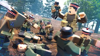 RAIDING a Roblox D-Day game with 100 Scottish Highlanders... Roblox Day of Infamy