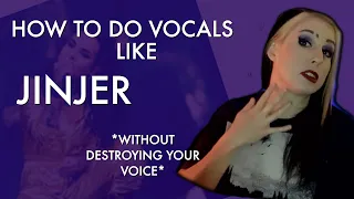 How to sing and scream like Tatiana from Jinjer (without KILLING your voice!)