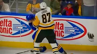 Sidney Crosby Fights In NHL Pre-Season After Clean Hit, A Breakdown