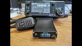 ATU-10 QRP Автотюнер, работа совместно с IC-705