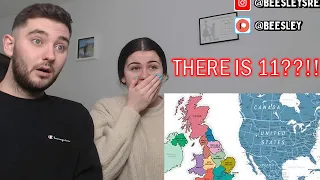 British Couple Reacts to 11 American States that Are Larger than the UK