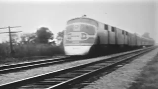 Vintage railroad film - General Motors motive power - 1938