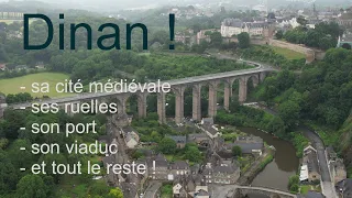 Dinan, sa cité médiévale, ses ruelles, son port, son viaduc, tout ça en moto ! (v-strom)