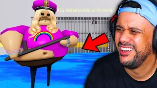 ATUALIZOU! USEI ADMIN NA IRMÃ DO POLICIAL PEIDÃO BARRY MODO TSUNAMI HARD NO ROBLOX!