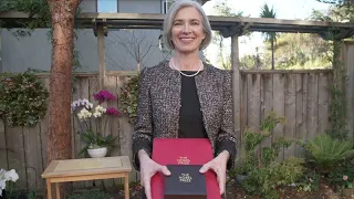 Nobel Prize Medal Presented to Jennifer Doudna at her Berkeley Home