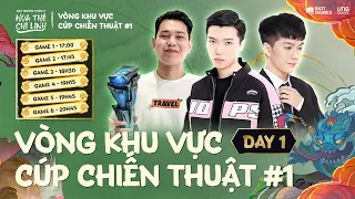 🔴 LIVESTREAM NGÀY 1 - VÒNG KHU VỰC CÚP CHIẾN THUẬT #1 | TFT SET 11 | Em Chè ĐTCL, Stillness, YBY1 …