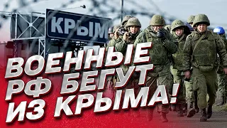 🤡 "Паники нет!" Семьи российских военных бегут из Крыма! Оккупанты нервничают!