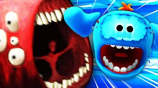 Creating TRAIN EATER MONSTER With MEESEEKS In VR (Rick and Morty VR Funny Gameplay)