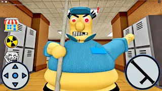 Escape Evil Janitor Obby (NEW SCARY OBBY!) ALL JUMPSCARES FULL GAME | ROBLOX