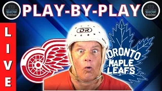 NHL GAME PLAY BY PLAY: MAPLE LEAFS VS RED WINGS