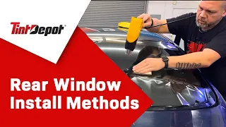 3 Ways to Install Window Tint on Back Glass | Rear Window Install Methods