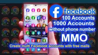 [MMO 2024] Create Facebook 100 -1000 Accounts without phone number, Create multi Facebook free mails