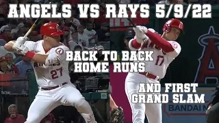 Back to Back Home Runs and First Career Grand Slam - Angels vs Rays 5/9/22 Recap