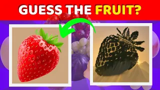 Can You Decipher the Fruit Illusion? 🍌🍓🍇 | Emoji Quiz: Fruits & Veggies