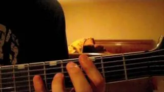 Condemned intro Riff close up lesson As I Lay Dying
