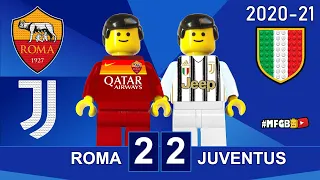 Roma Juventus 2-2 • Serie A 2020/21 in Lego • Gol e Sintesi 27/09/20 All Goals Highlights Roma Juve