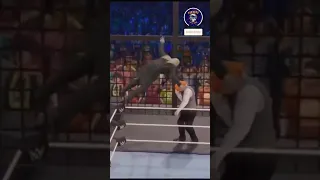 Lucius Malfoy FROM THE TOP ROPE!!! #wwe #harrypotter #funny #shorts