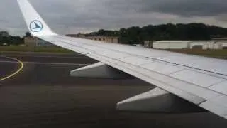 Luxair 737-700 Landing at Luxembourg