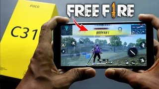 POCO C31 FreeFire Test || POCO C31 FreeFire Review in Hindi