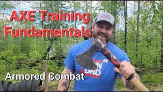 AXE FIGHTING FUNDAMENTALS: Armored Combat/Buhurt. Stance. Grip. Swing