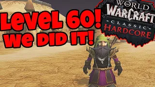 I Reached Level 60 on Hardcore Classic WoW!