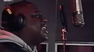 Biggie recording warning in the studio 1994