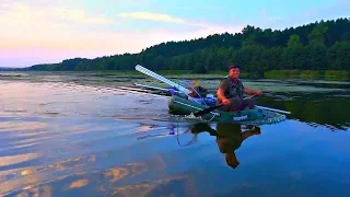 Рыбалка с ночевкой! С боковым кивком на речку Южный Буг за сазанами! Попали в грозу!