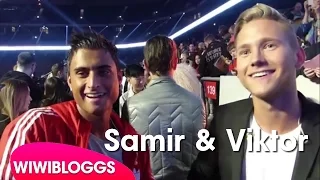 Samir & Viktor "Bada nakna" - Melodifestivalen 2016 jury final (ENGLISH INTERVIEW) | wiwibloggs
