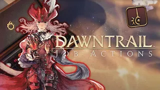 FFXIV Dawntrail Job Action Trailer REACTION - Red Mage