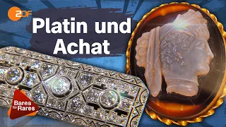 Topqualität und Hochrelief! Diamantene Platin-Brosche und Brosche aus dem 19. Jh. | Bares für Rares