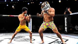 UFC 4 BRUCE LEE vs BIG FAT TIGER FIGHT