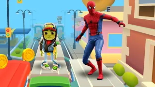 КТО КРУЧЕ? JAKE из игры SUBWAY SURFERS ПРОТИВ ЧЕЛОВЕК-ПАУК - SPIDER-MAN! ТОП ЧЕЛЛЕНДЖ! #315