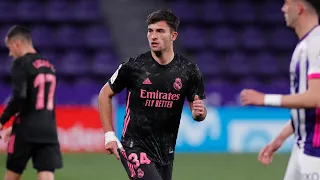 Hugo Duro’s debut with Real Madrid vs Real Valladolid (20/02/2021)