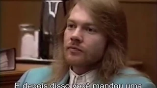 Axl Rose In Court [Legendado]