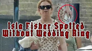 Isla Fisher Strolls in Hampstead Without Wedding Ring Amid Split from Sacha Baron Cohen