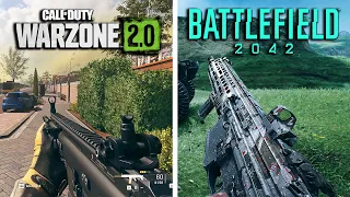 Call of Duty Warzone 2.0 vs Battlefield 2042 - Physics and Details Comparison