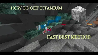 ULTIMATE TITANIUM ORE GUIDE  MINECRAFT HYPIXEL/ How To Get titanium Ore Very Fast And Best Method