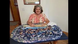Making a Denim Rag Rug with Color