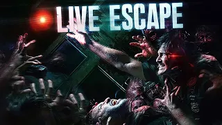 LIVE ESCAPE HORROR | HD ZOMBIE HORROR MOVIE | FULL SCARY FILM IN ENGLISH | V MOVIES