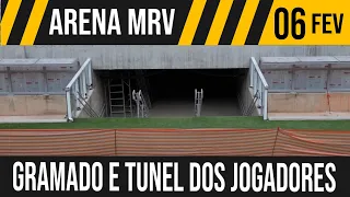 ARENA MRV | GRAMADO E TUNEL DOS JOGADORES | 06/02/2023