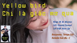 Yellow Bird-Chỉ Là Giấc Mơ Qua-Karaoke hòa tấu-C-Bossanova-T100-Quốc Hiệp