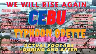 TYPHOON ODETTE DEVASTATED CEBU PHILIPPINES / Actual Footage Captured on the spot / Dec. 16, 2021