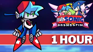 EMERALD POWER - FNF 1 HOUR Songs (VS Sonic Dash & Spin Sonic The Hedgehog Tails)