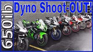 1000cc SuperBike Dyno SHOOT-OUT!