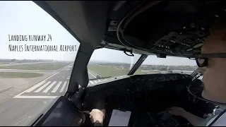 ILS W approach & landing runway 24 Naples International Airport (NAP LIRN)